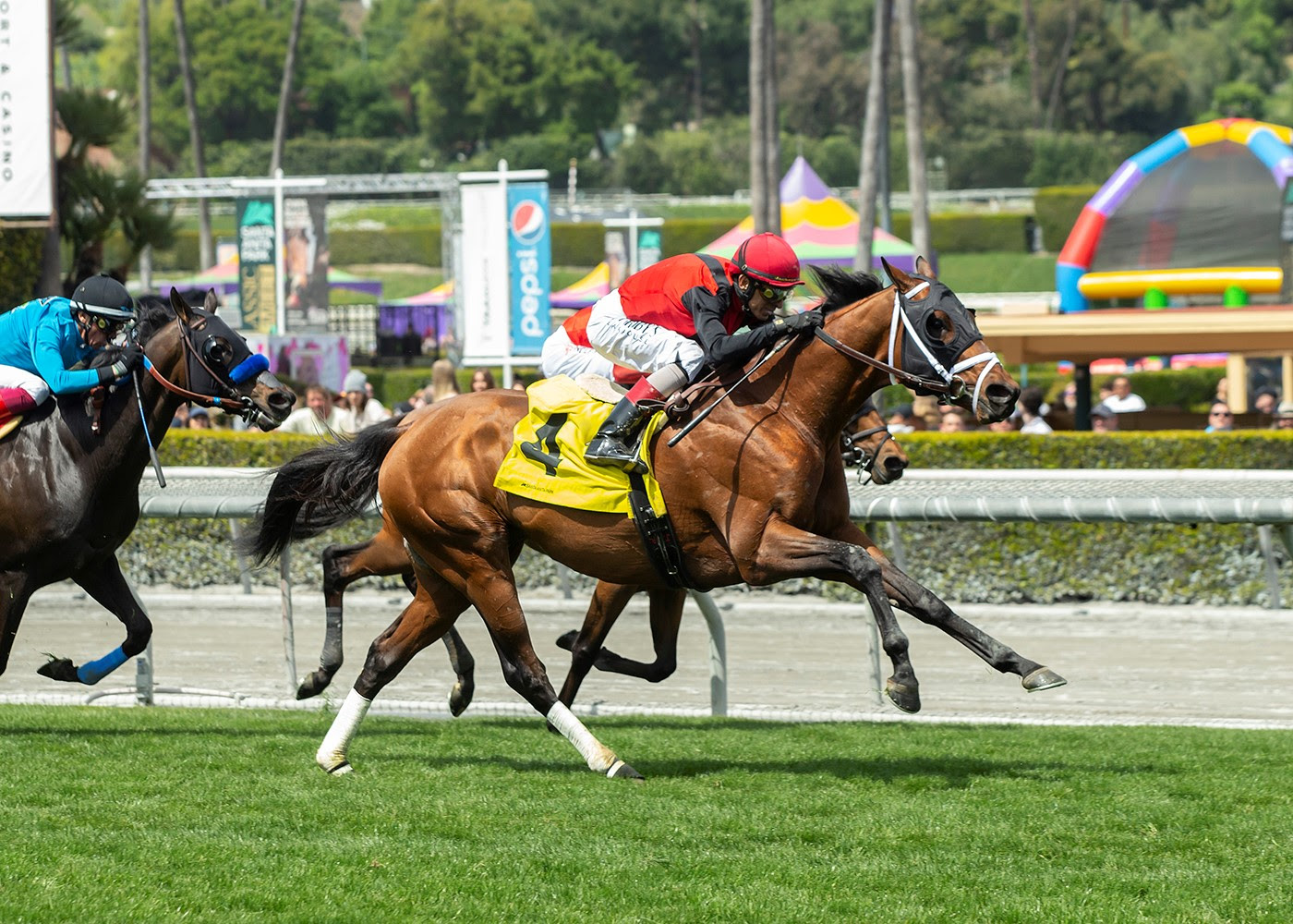Offlee Naughty, Horses, Flashback, Charles Whittingham, sábado, 8 de abril de 2023, Santa Anita Park. Foto: Benoit Photo