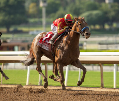 Defunded, Horses, Dialed In, Californian Stakes, sábado, 22 de abril de 2023, Santa Anita Park. Foto: Benoit Photo