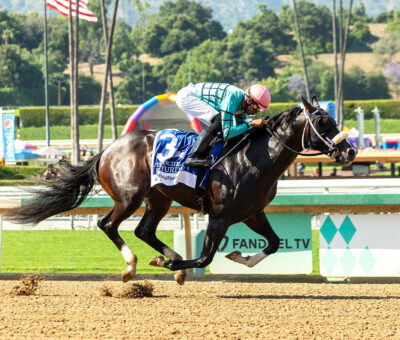 Tranche, Horses, Collected, Fasig-Tipton Futurity, sábado, 17 de junio de 2023, Santa Anita Park. Foto: Benoit Photo