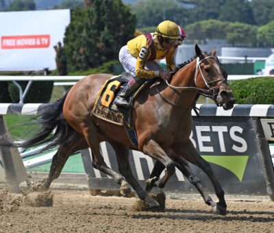 Clairiere, horse, Stonestreet Thoroughbred, Ogden Phipps Stakes, Belmont Stakes Day, sábado, 10 de junio de 2023, Belmont Park. Foto: Coglianese Photo