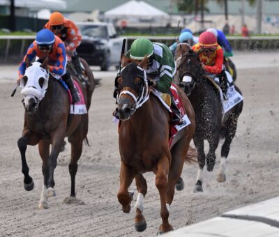 Dean Delivers, horse, Stonehedge LLC, Smile Sprint Stakes, sábado, 1 de julio de 2023, Gulsftream Park. Foto: Coglianese Photo
