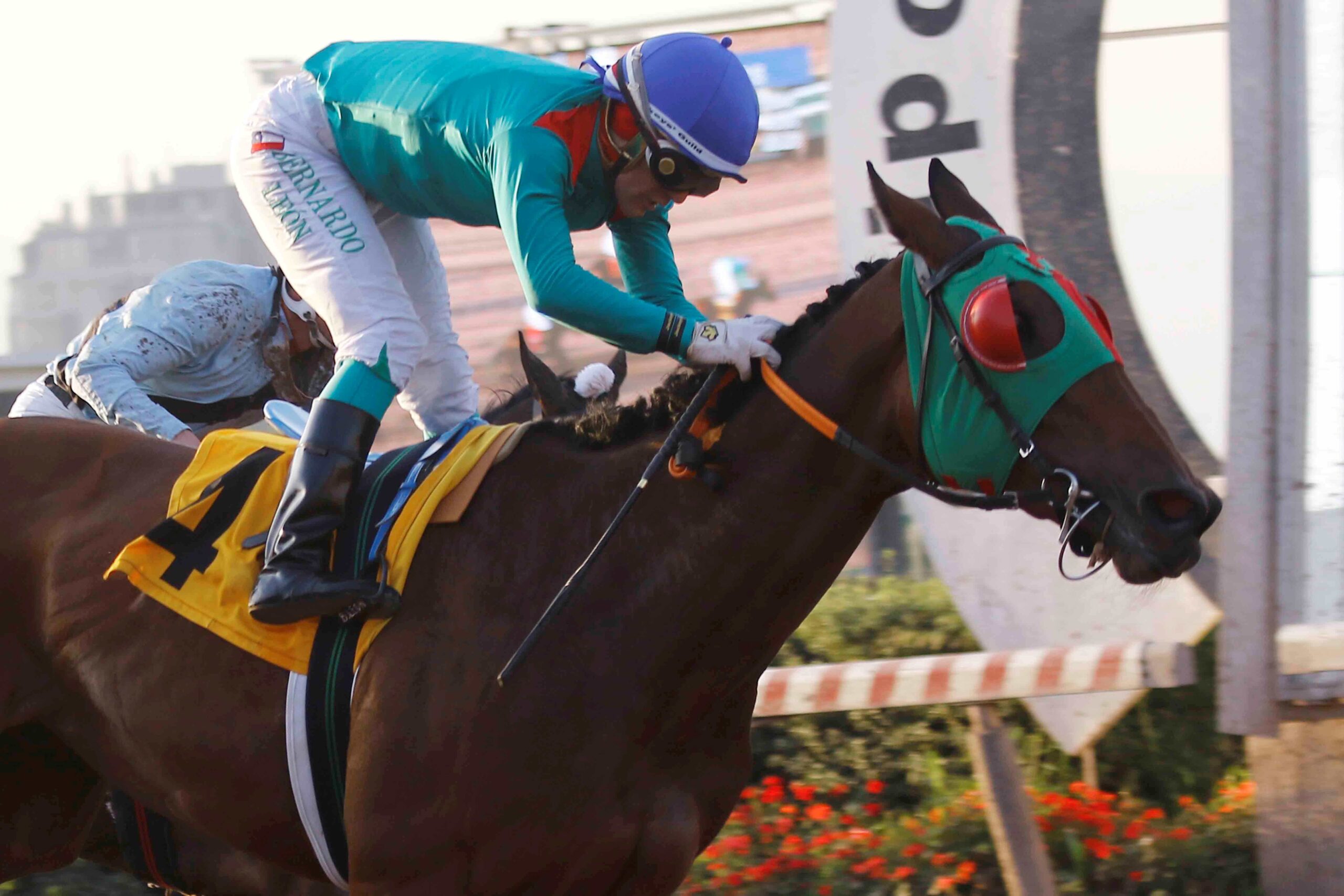 Sambadeira, horse, Practical Joke, Clásico La Sexta, jueves, 27 de julio de 2023, Hipódromo Chile. Foto: Jaime Cortés