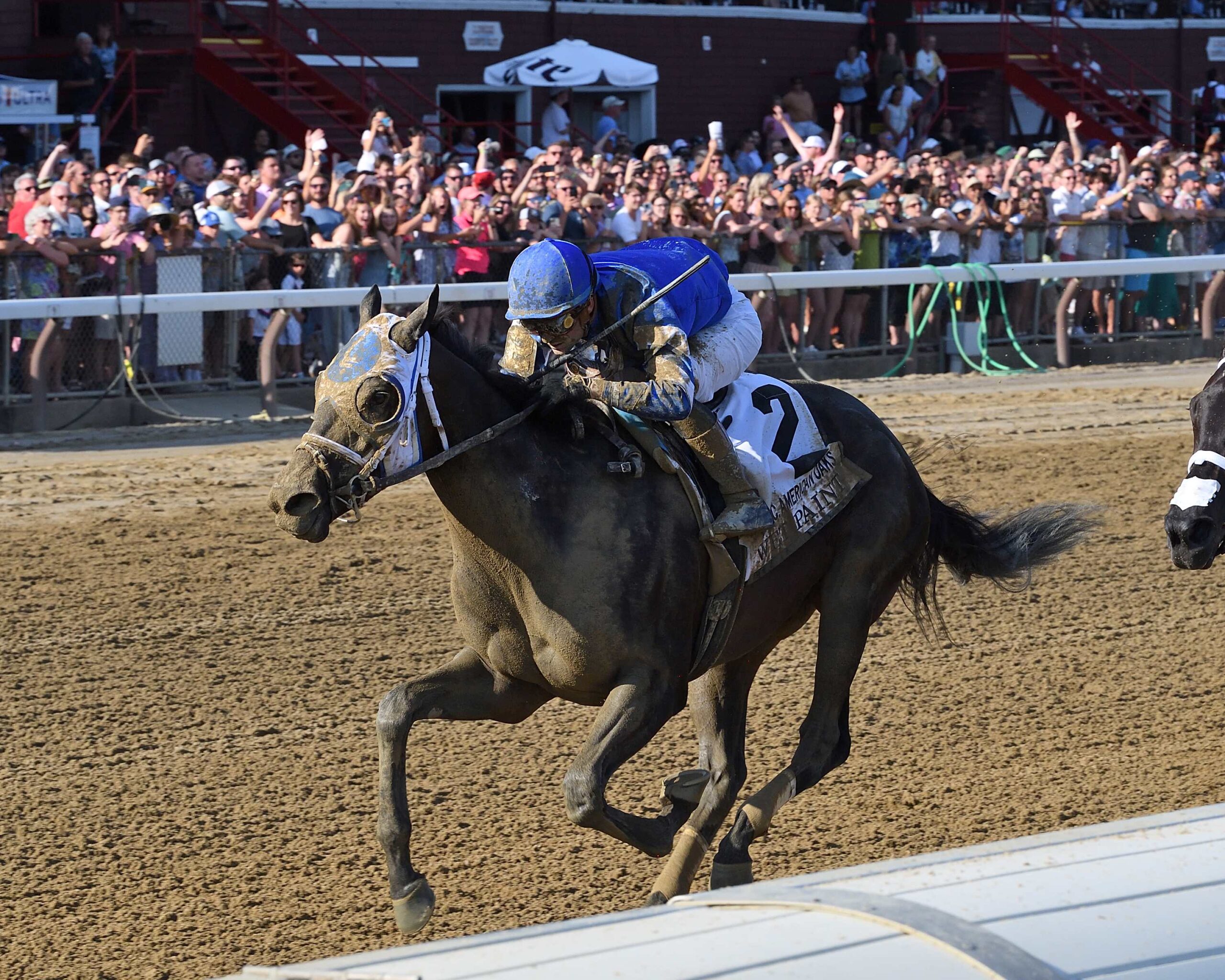 Wet Paint, horse, Godolphin, Coaching Club American Oaks, sábado, 22 de julio de 2023, Saratoga. Foto: Coglaniese Photo & Chelsea Durand