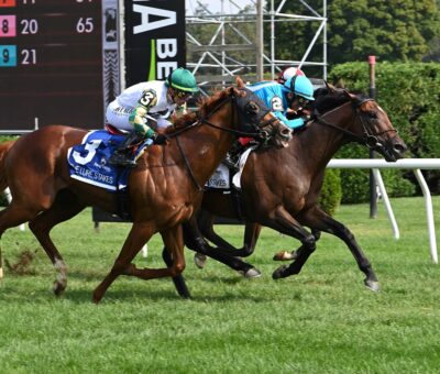 Smokin´T, horse, War Front, Fasig-Tipton Lure Stakes, sábado, 5 de agosto de 2023, Saratoga. Foto: Coglaniese Photo