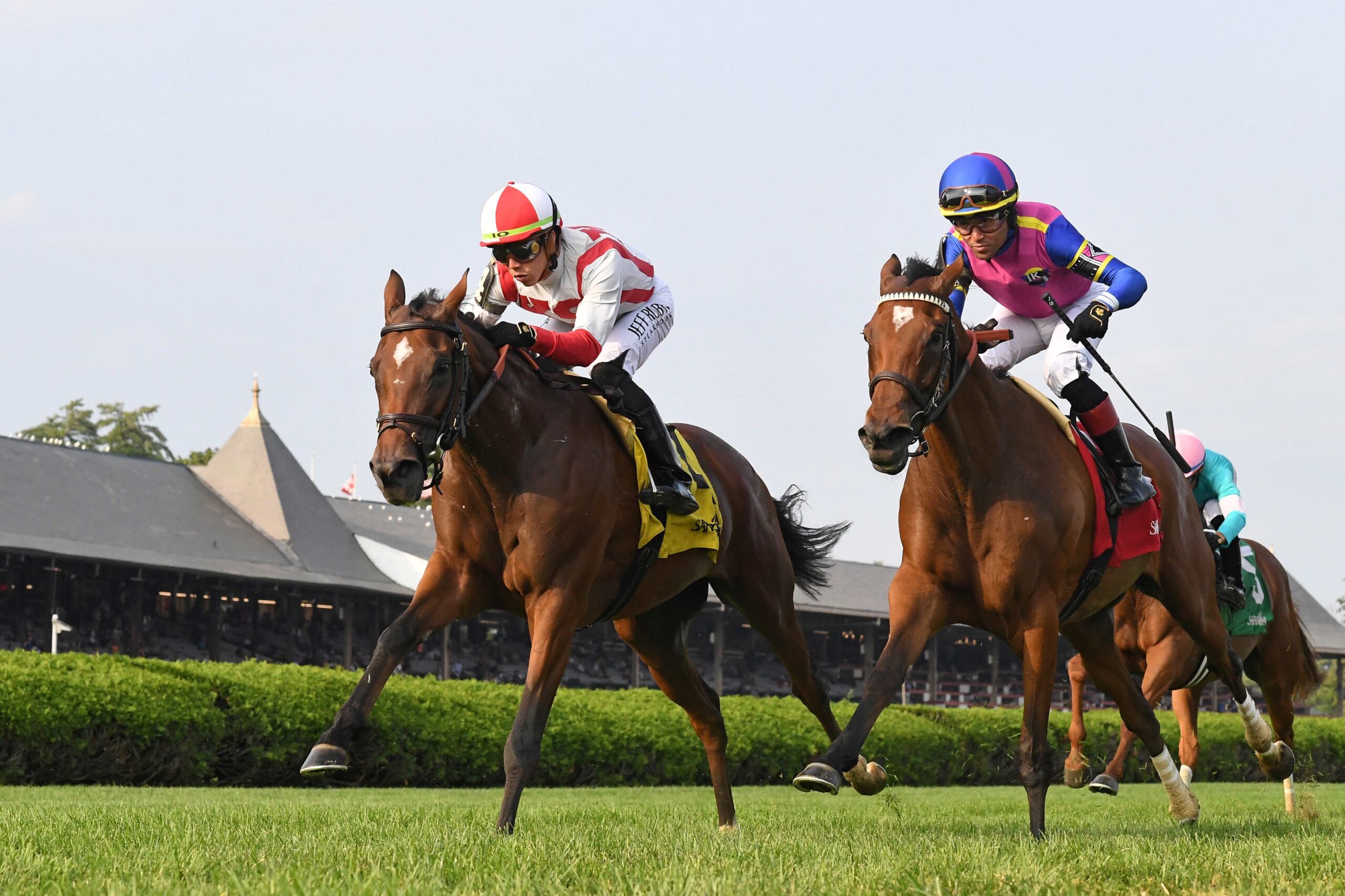 McKulick, horse, Klaravich Stables Inc., Glens Falls Stakes, jueves, 3 de agosto de 2023, Saratoga. Foto: Coglaniese Photo