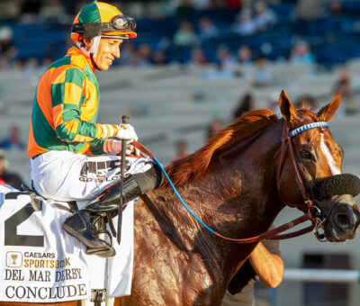 Conclude, Horses, Collected, Caesars Sportsbook Del Mar Derby, domingo, 3 de septiembre de 2023, Del Mar. Foto: Benoit Photo