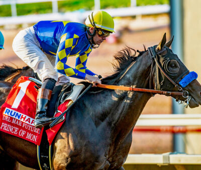 Prince Of Monaco, horse, Speightstown, Runhappy Del Mar Futurity, domingo, 10 de septiembre de 2023, Del Mar. Foto: Benoit Photo
