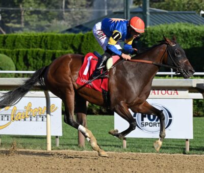 Magic Cross, horses, Good Magic, P. G. Johnson Stakes, miércoles, 30 de agosto de 2023, Saratoga. Foto: Coglaniese Photo