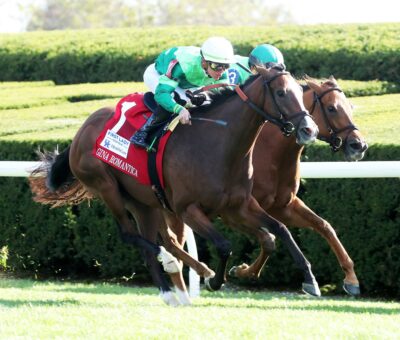 Gina Romantica, horse, Peter M. Brant, Fanduel First Lady Stakes, sábado, 7 de octubre de 2023, Keeneland. Foto: Coady Photography