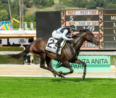 Anisette, Horses, Awtaad, American Oaks, martes, 26 de diciembre de 2023, Santa Anita Park. Foto: Benoit Photo