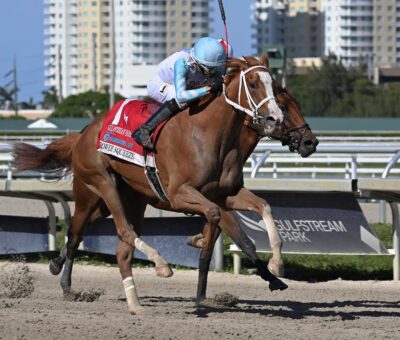 Power Squeeze, horse, Union Rags, Gulfstream Oaks, sábado, 30 de marzo de 2024, Gulsftream Park. Foto: Coglianese Photo