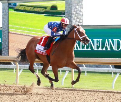 Denim And Pearls, horse, Town & Country Horse Farms, Beaumont Stakes, domingo, 6 de abril de 2024, Keeneland. Foto: Coady Photo