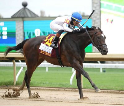 Hot Beach, horse, Omaha Beach, Fanduel Limestone Stakes, viernes, 12 de abril de 2024, Keeneland. Foto: Coady Photo