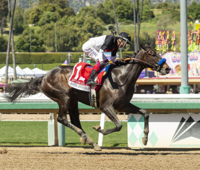 Nothing Like You, Horses, Malibu Moon, Santa Anita Oaks, sábado, 6 de abril de 2024, Santa Anita Park. Foto: Benoit Photo