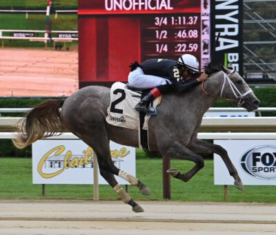 Seize The Grey, horse, Arrogate, Maiden Special Weight, sábado, 29 de julio de 2023, Saratoga. Foto: Coglianese Photo