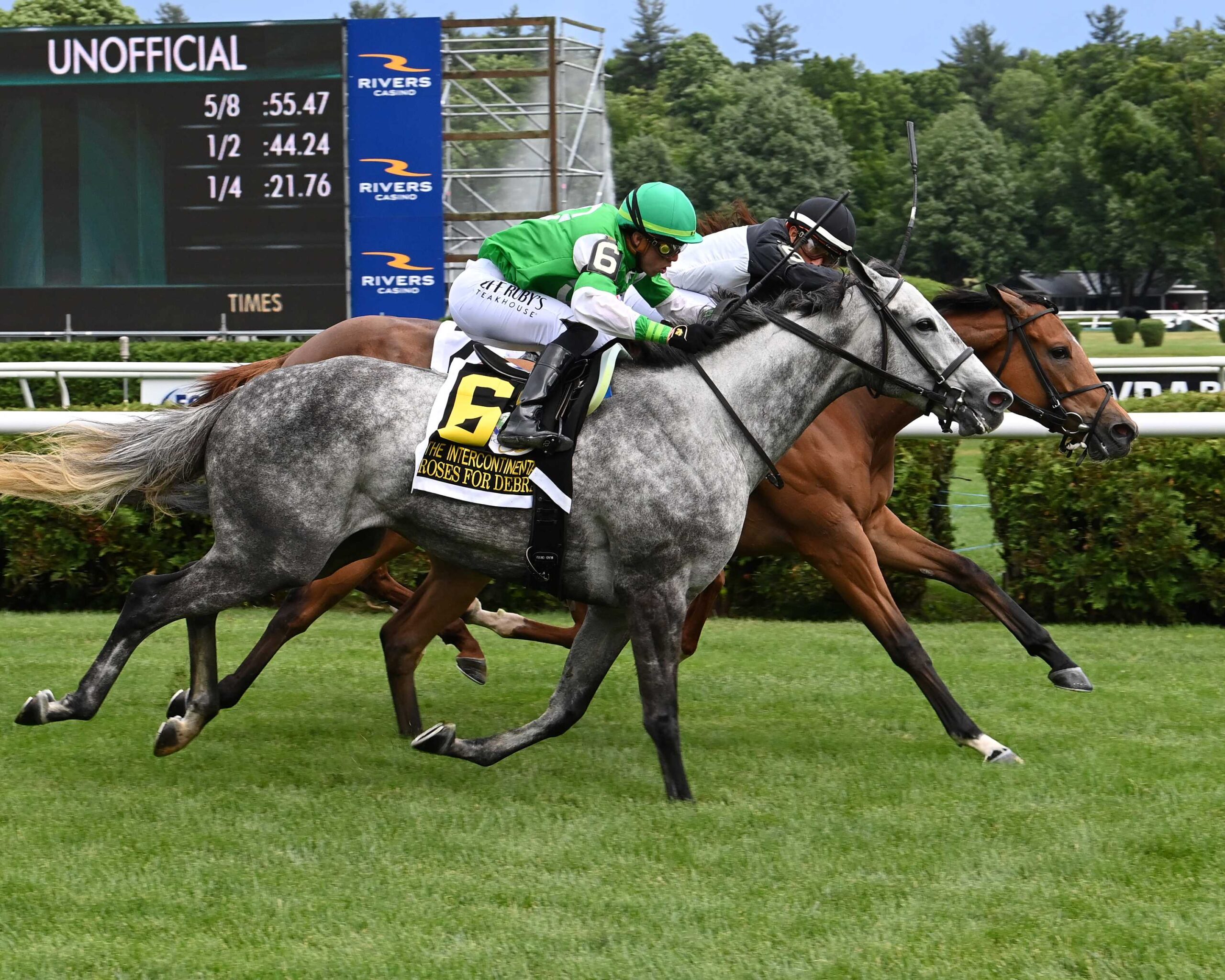Future Is Now, Great Notion, Intercontinental Stakes, viernes, 7 de junio de 2024, Saratoga. Foto: Coglianese Photo
