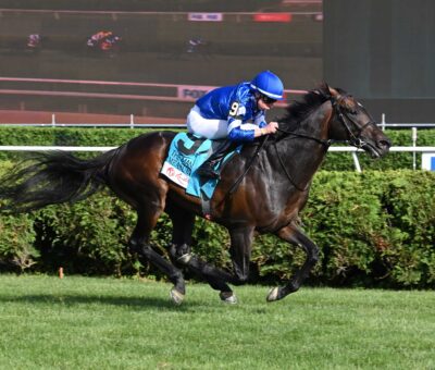 Measured Time, horses, Godolphin, Resorts World Casino Manhattan Stakes, sábado, 8 de junio de 2024, Gulsftream Park. Foto: Coglianese Photo