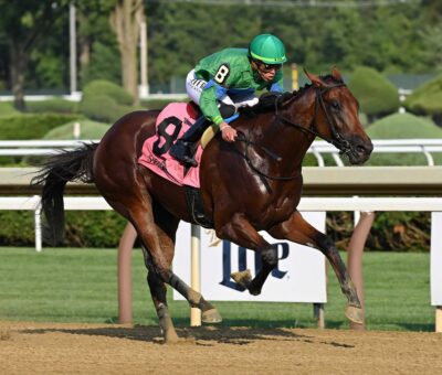 Mo Plex, horse, Complexity, Sanford Stakes, sábado, 13 de julio de 2024, Saratoga. Foto: Coglaniese Photo