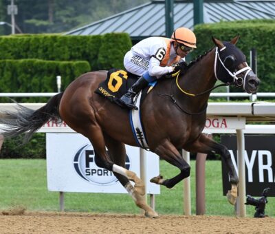 Spirit Wind, horse, Bahamian Squall, Honorable Miss Hándicap, jueves, 25 de julio de 2024, Saratoga. Foto: Coglaniese Photo