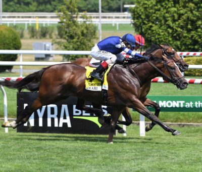 Trikari, horse, Oscar Peformance, Belmont Derby Invitational, sábado, 6 de julio de 2024, Belmont Park. Foto: Coglianese Photo