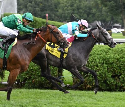 Beaute Cachee, horse, Madaket Stables, Ballston Spa Stakes, jueves, 22 de agosto de 2024, Saratoga. Foto: Coglaniese Photo