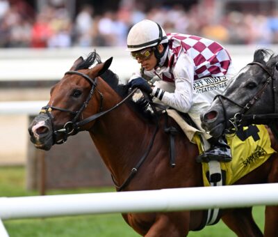 Courtly Banker, horse, Central Banker, Rick Violette Stakes, jueves, 15 de agosto de 2024, Saratoga. Foto: Coglaniese Photo & Chelsea Durand