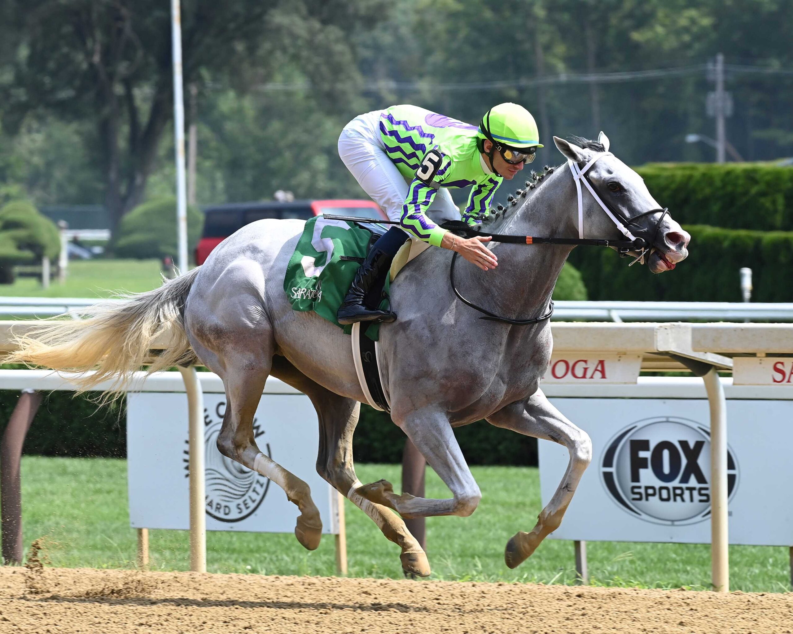 Next, horse, Silverton Hill, Brooklyn Stakes, domingo, 4 de agosto de 2024, Saratoga. Foto: Coglianese Photo