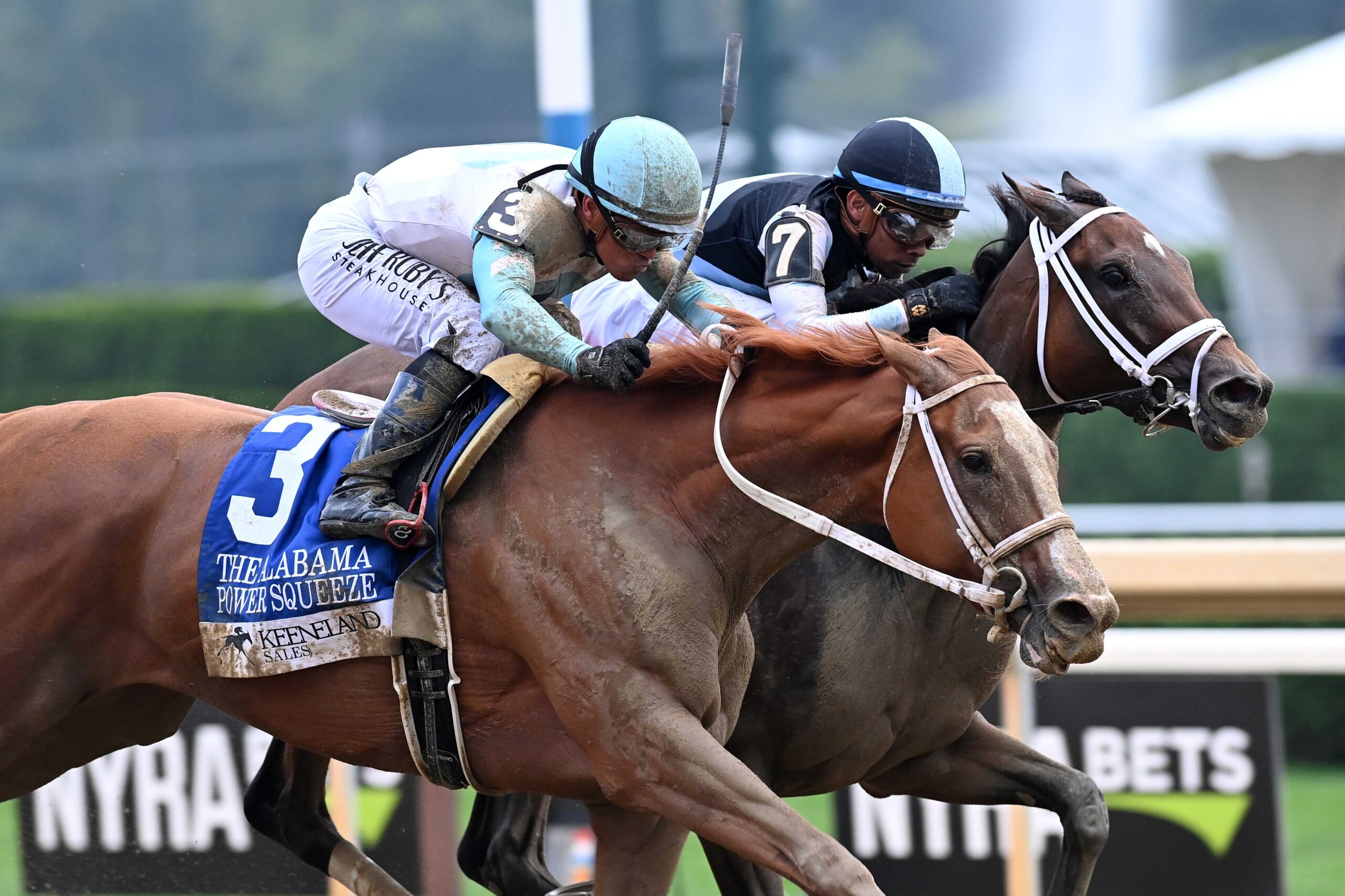 Power Squeeze, horse, Union Rags, Alabama Stakes, sábado, 17 de agosto de 2024, Saratoga. Foto: Coglaniese Photo