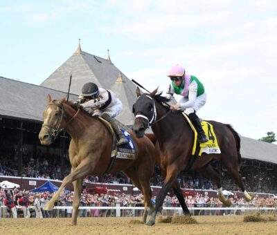 Raging Sea, horse, Curlin, Personal Ensign Stakes, viernes, 23 de agosto de 2024, Saratoga. Foto: Coglaniese Photo