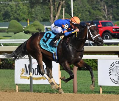 The Queens M G, horse, Thousand Words, Adirondack Stakes, domingo, 4 de julio de 2024, Saratoga. Foto: Coglaniese Photo
