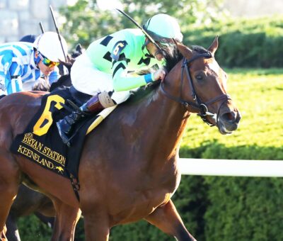 Brilliant Berti, horse, Noble Mission, Bryan Station Stakes, sábado, 26 de octubre de 2024, Keeneland. Foto: Coady Media