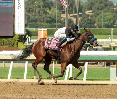 Non Compliant, Horses, Tiz The Law, Oak Leaf Stakes, sábado, 5 de octubre de 2024, Santa Anita Park. Foto: Benoit Photo