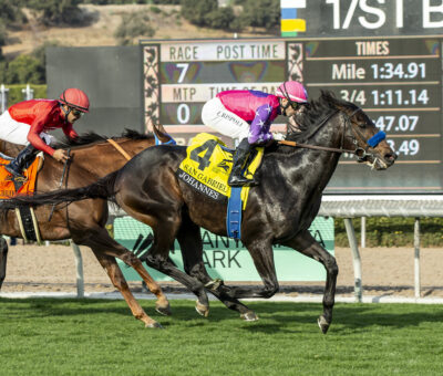 Johannes, Horses, Nyqyuist, San Gabriel Stakes, jueves, 26 de diciembre de 2024, Santa Anita Park. Foto: Benoit Photo