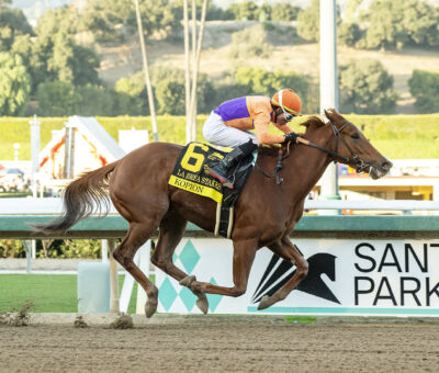 Kopion, Horses, Omaha Beach, La Brea Stakes, jueves, 26 de diciembre de 2024, Santa Anita Park. Foto: Benoit Photo