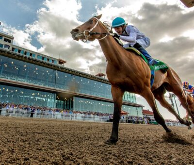 Touchuponastar, horse, Star Guitar, Louisiana Stakes, sábado, 18 de enero de 2025, Fair Grounds. Foto: Hodges Photography
