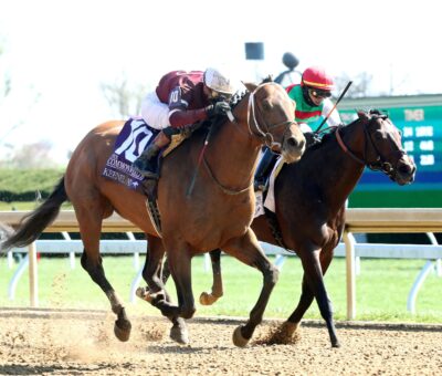 Extra Anejo, horse, Winchell Thoroughbreds, Commonwealth Stakes, martes, 8 de abril de 2024, Keeneland. Foto: Coady Photo