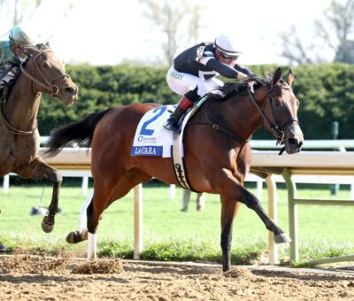 La Cara, horse, Tracy Farmer, Central Bank Ashland, lunes, 7 de abril de 2025, Keeneland. Foto: Coady Photo