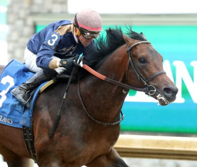 Normandy Coast, horse, Omaha Beach, Palisades Stakes, domingo, 6 de abril de 2025, Keeneland. Foto: Coady Media