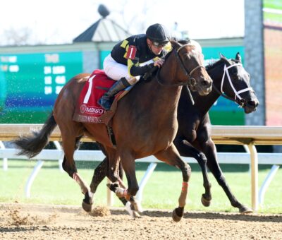 Positano Sunset, horse, Goldencents, Madison Stakes, martes, 8 de abril de 2025, Keeneland. Foto: Coady Photo