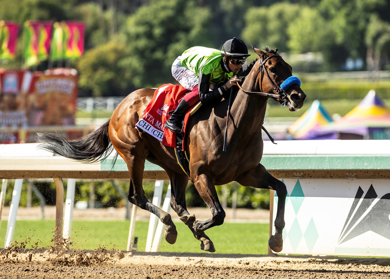 Richi, horses, Haras Paso Nevado, Santa María Stakes, sábado, 19 de abril de 2025, Santa Anita Park. Foto Benoit Photo
