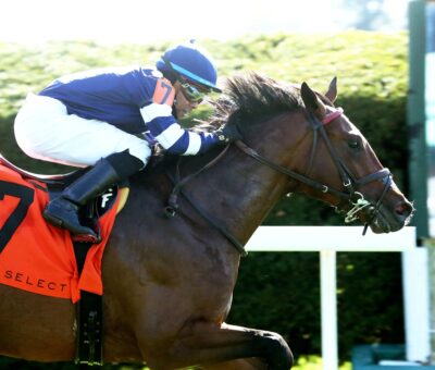 Test Score, horse, Lookin At Lucky, Transylvania Stakes, lunes, 7 de abril de 2024, Keeneland. Foto: Coady Photo