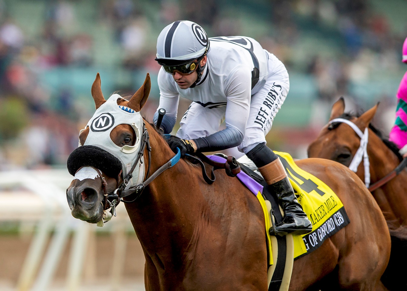 King Of Gosford, Horses, Zoustar, Shoemaker Mile Stakes, lunes, 26 de mayo de 2025, Santa Anita Park. Foto Benoit Photo