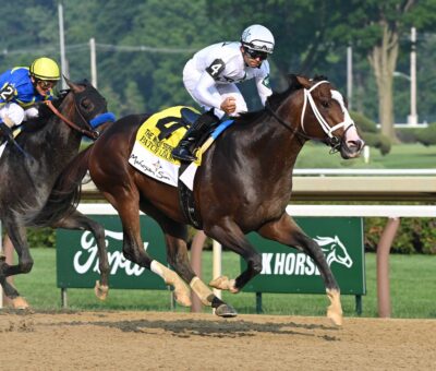 Patch Adams, horses, WinStar Farm, Woody Stephens Stakes, sábado, 7 de junio de 2025, Saratoga. Foto: Coglianese Photo