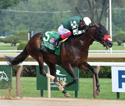 Raging Torrent, horse, Maximus Mischief, Hill ´N´Dale Metropolitan Hándicap, sábado, 7 de junio de 2025, Saratoga. Foto: Coglianese Photo