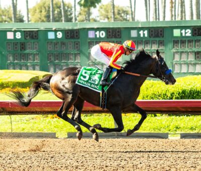 Nevada Beach, Horses, Omaha Beach, Los Alamitos Derby, sábado, 28 de junio de 2025, Los Alamitos. Foto: Benoit Photo