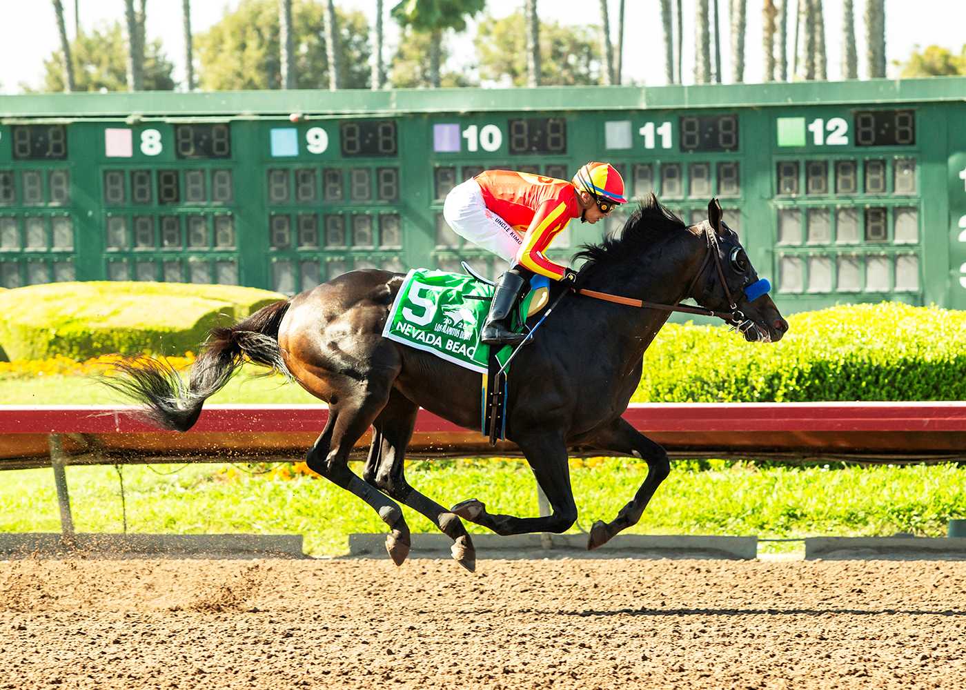 Nevada Beach, Horses, Omaha Beach, Los Alamitos Derby, sábado, 28 de junio de 2025, Los Alamitos. Foto: Benoit Photo