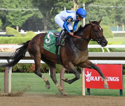 Bookém Danno, horses, Bucchero, Alfred G. Vanderbilt, sábado, 19 de julio de 2025, Saratoga. Foto: Coglaniese Photo