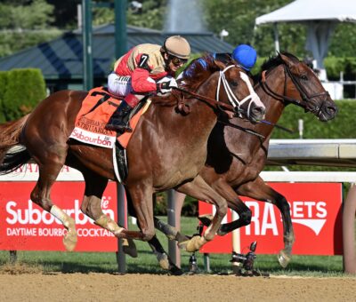 Phileas Fogg, horse, Godolphin, Suburban Stakes, sábado, 5 de julio de 2025, Saratoga. Foto: Coglianese Photo