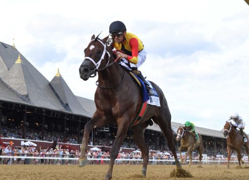 Smoken Wicked, horse, Bobby´s Wiked One, Amsterdam Stakes, viernes, 25 de julio de 2025, Saratoga. Foto: Coglaniese Photo