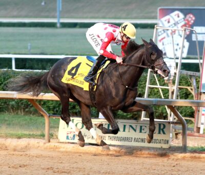 Chunk of Gold, horse, Preservationist, West Virginia Derby, domingo, 3 de agosto de 2025, Mountaineer Casino. Foto: Coady Media